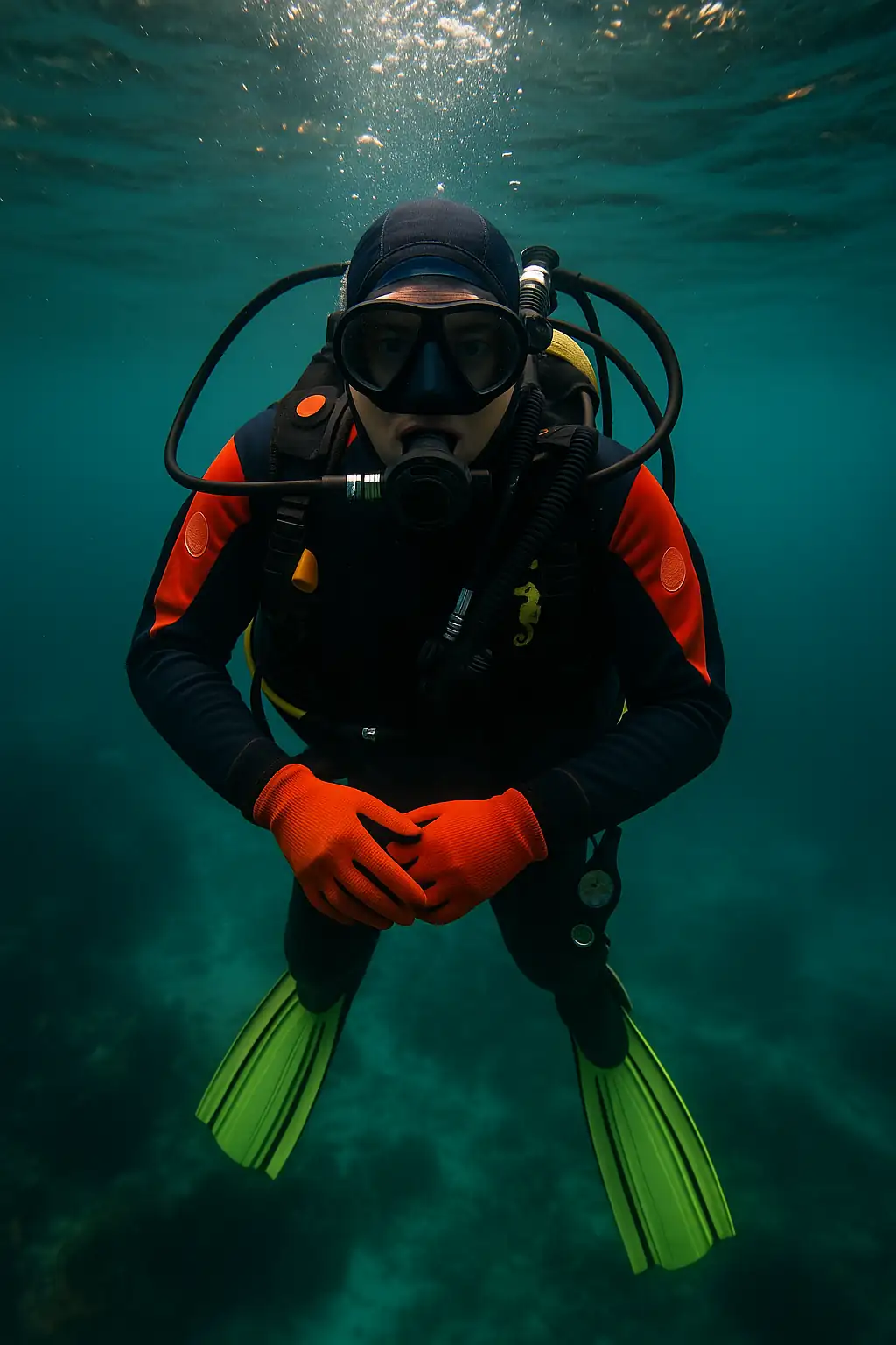 Beginner scuba diving in Murdeshwar - Karavali Booking