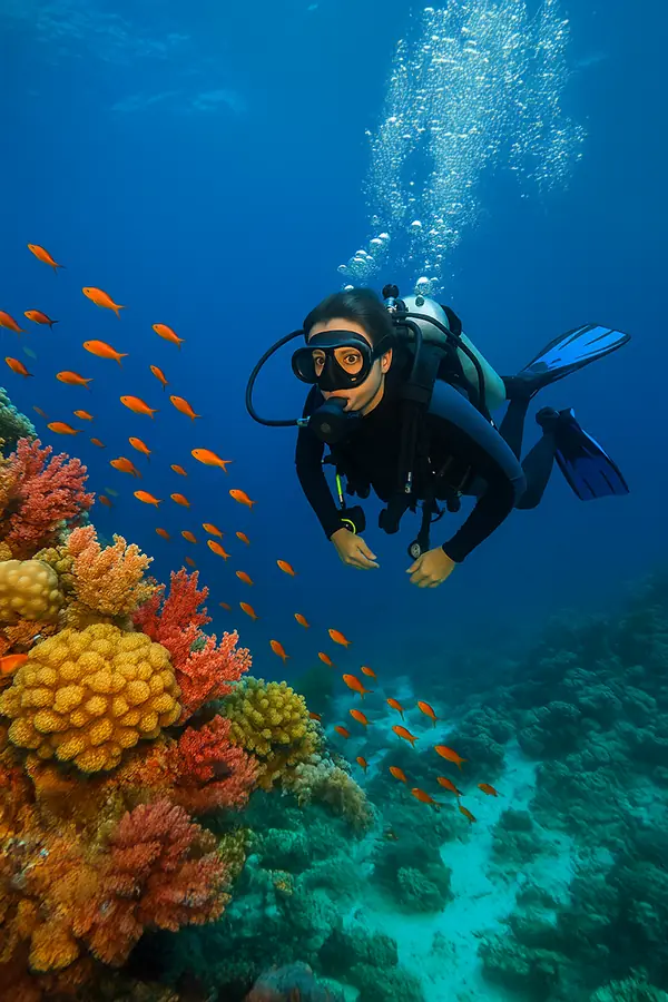 Scuba diving at Karavali coast